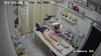 Hacked IP camera in the office of female cosmetology