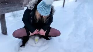 Mia Adler - Piss Drink Ski Water On Da Oim Do You Like A Sip
