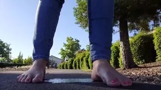 Two very public jeans wetting and a bed wetting of the same girl 01