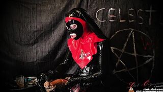SlutOrgasma - Evil nun extreme shit and dildo throating