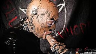 SlutOrgasma - Extreme shit play swallowing and sex machine fucked