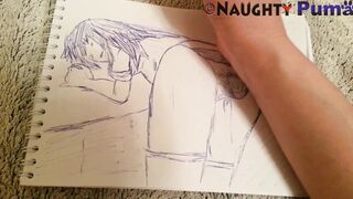 NaughtyPuma - Drawing PantyPoop