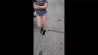 Pee myself at the street