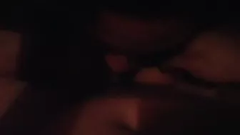 mixed babe Acacia titty fucks and swallows my load