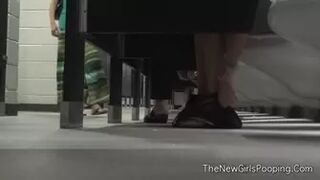 Under Stall Voyeur 3