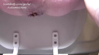 AutumnYoung - 2 HUGE Creamy Shits & MASTURBATE