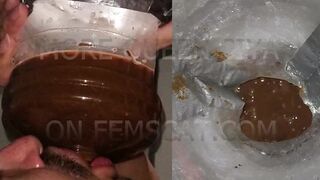 SSBBW Queen Siya - [JOI] Foot fetish + Eating one dark colored load