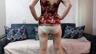 ModelNatalya94 - Olga eats solid shit from panties