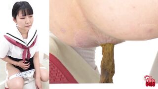 DLFF-681 08 5-Camera toilet hidden shots: schoolgirls’ pooping situations.