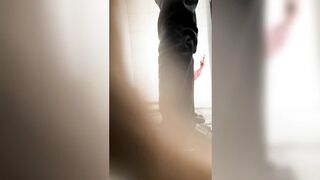 [Handheld toilet shooting 01] Female shooter dry toilet secretly shooting - no door, no cubicle clinical sense of full 29V [a room of the original version]