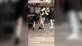 Girl pee herself in public