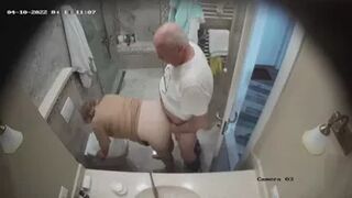 In the home toilet and shower room in a rented apartment-10