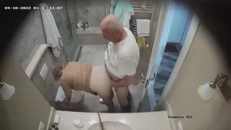 In the home toilet and shower room in a rented apartment-10