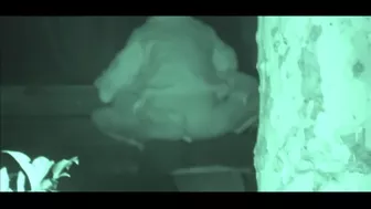 Petite girl gets sex on bench