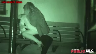 Hot babe fucked out door In public