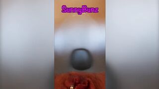 SunnyBunzCamgirl - Extreme Close-up Solid Log - Pussy View