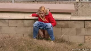 Rebecca Black - Pissing scene