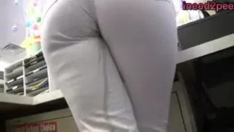 Caroline Pierce Wetting At Work