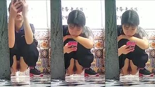 Bar Panoramic Doorless Women Toilet 8