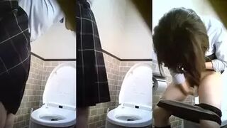 28104634 Limited time uniform + ㊙ model all 7 people Premium Beauties voyeur toilet SP