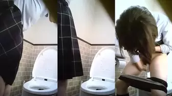 28104634 Limited time uniform + ㊙ model all 7 people Premium Beauties voyeur toilet SP