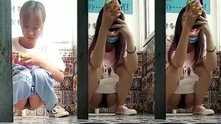 Bar Panoramic Doorless Women Toilet 1