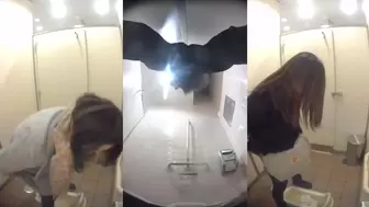 15259070 Unleaked 3 camera Japanese style toilet gal collaboration between Goku-neesan and Santa