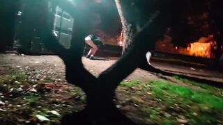 Voyeur Outdoor High Squat
