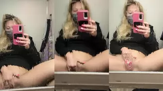 Adira Allure - Girl Squirts EVERYWHERE on Airplane