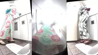 15260431 Subway Toilet 19 Yukata Girl's Fully Anus Thick Side Dish