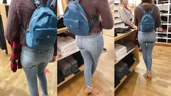 Wet Brianna - Nervous and Shy Brianna Pees Herself on the Spot