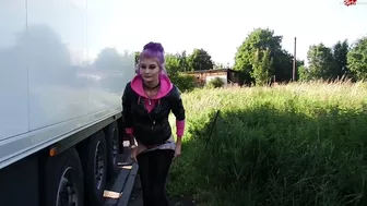 Lessia-Mia - Mega Piss at the resting place