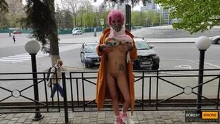 Forest Whore - Hardcore risky public play and extreme dirty humiliation