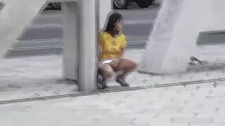 Rebekah - Arsenal Stadium Pee
