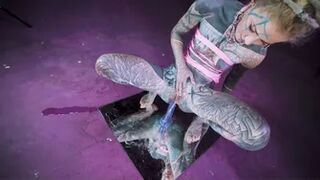 Anuskatzz - Solo Female Tattoo Dirty Talk Anal Play