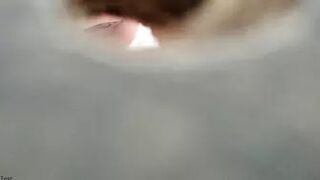 spy wc: girl comes second time and is able to pee
