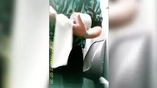 installed spycam in a biotoilet