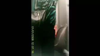 installed spycam in a biotoilet