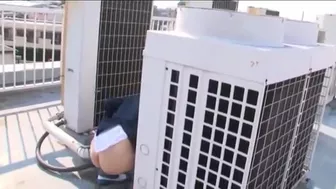 Woman disguised as man blows disguise