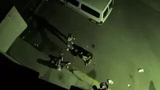 girls caught from above