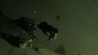 girls caught from above