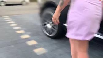 devil sophie Oeffentlich vor die Haustuer gepisst Beim Muellwegbringen den Schluessel vergessen