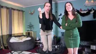 Cadence Lux & Juliette March - The Fastest Girl Pisses First