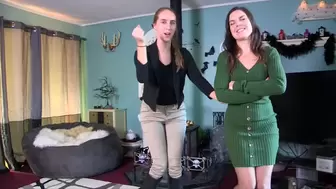 Cadence Lux & Juliette March - The Fastest Girl Pisses First