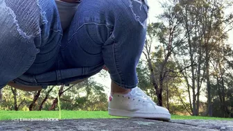 TinaJamesXXX - NATURE'S NECTAR - Tina PEE's IN PARK