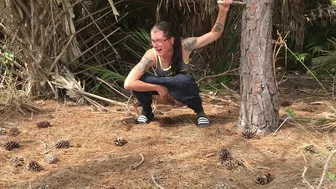 Miss Ellie - Public Peeing Compilation