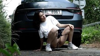 Audrey - Pissing scene