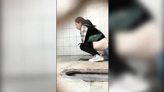 Toilet Without Doors And Cabins