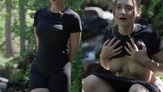 sexylexihayes - I was so desperate on my hike today! I couldn't hold my pee a second