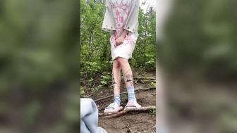 Quarlx - Desperate boy in the woods *piss kink* *backyard*